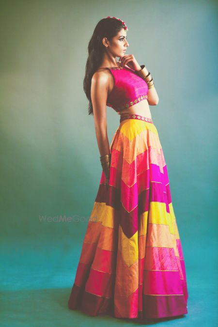 Photo of Hot Pink Lehenga - Priyal Prakash