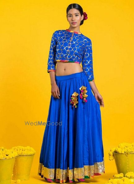 Photo of crop top lehenga