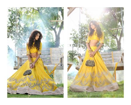 Photo of yellow lehenga