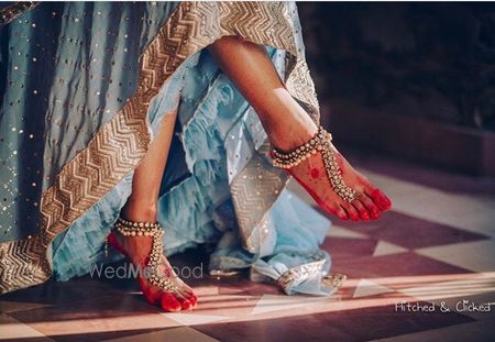 Photo of Unique bridal feet jewellery pajeb