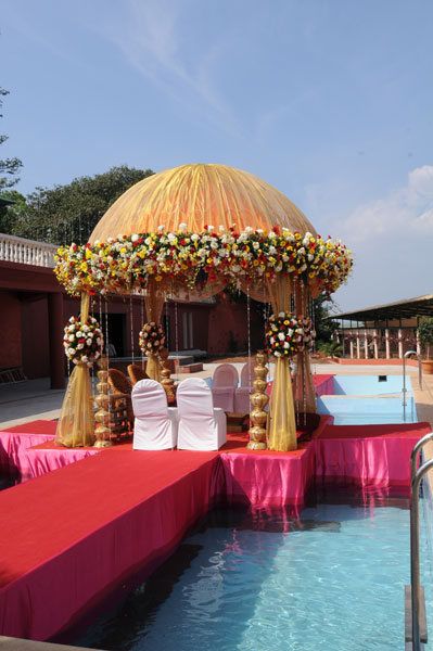 Photo of cute little mandap