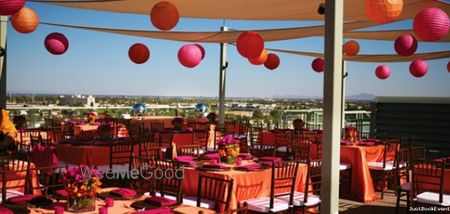 Photo of pink and orange decor