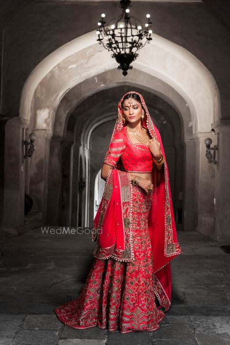 Photo of coral blouse