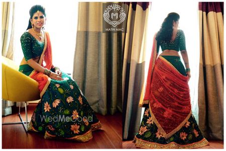 Photo of green lehenga