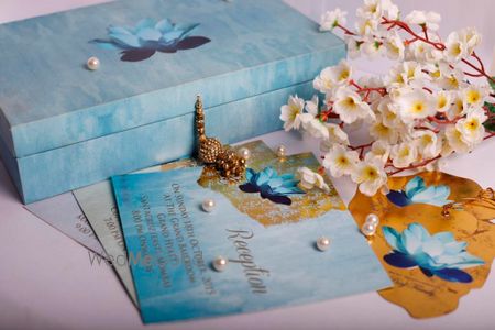 Photo of Turquoise wedding Invitation