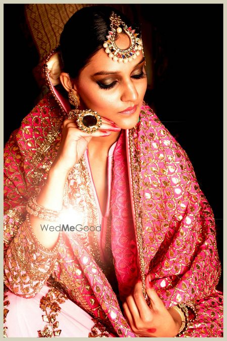 Photo of pink dupatta