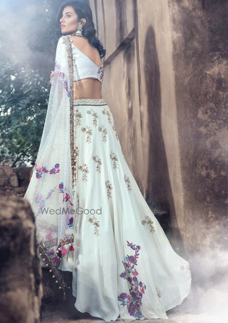 Photo of train lehenga