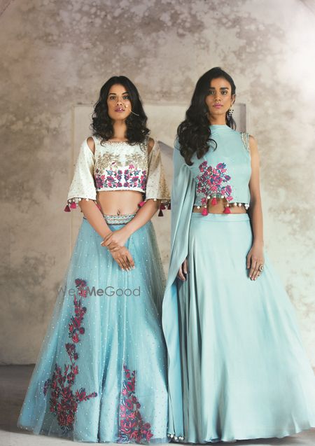 Photo of crop top lehenga