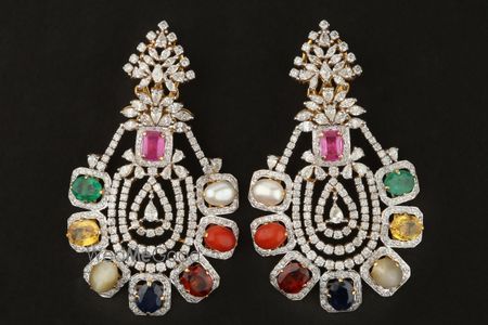 Photo of diamond earrings