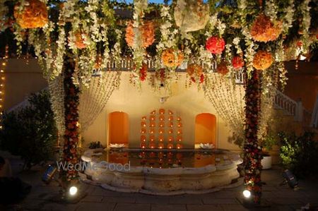 Photo of wedding decorations