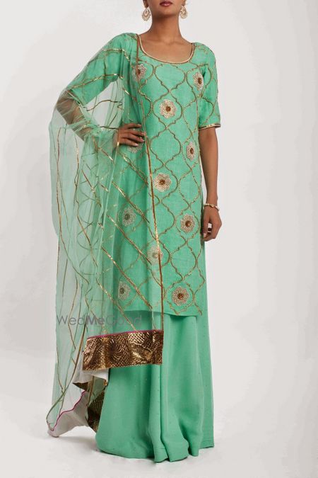 Photo of mint green sharara