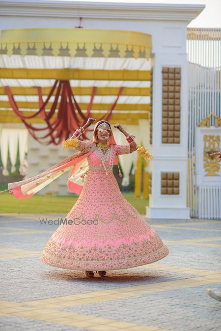 Photo of Baby pink anarkali