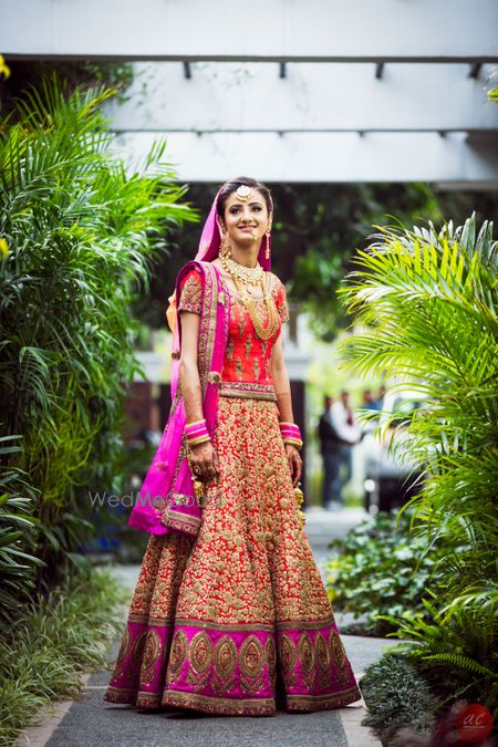 Photo of purple dupatta