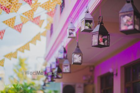 Photo of Hanging floral elements