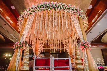 Photo of Floral mandap decor