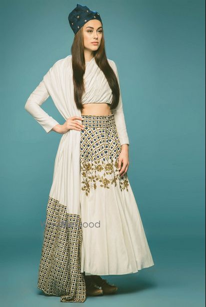 Photo of white lehenga