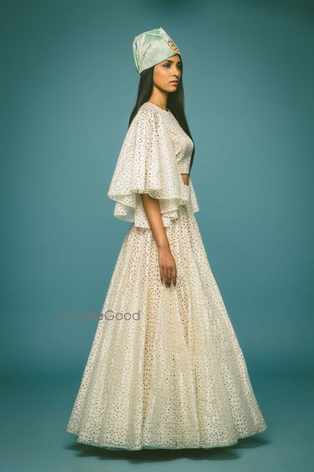 Photo of white lehenga