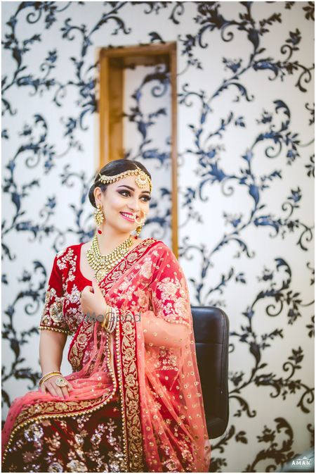 Photo of Smiling bride shot