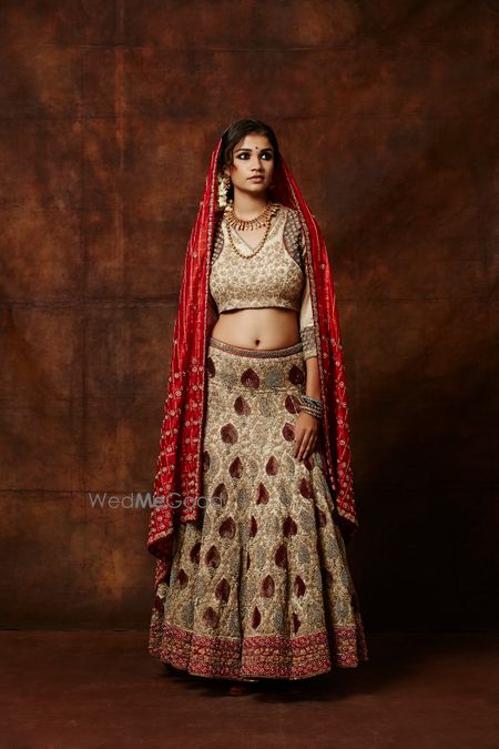 Photo of traditional bridal lehenga