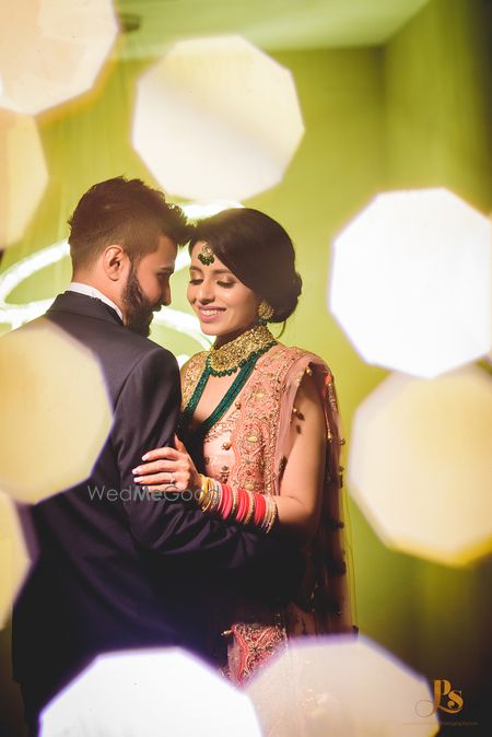 Photo of Romantic couple shot with bokeh