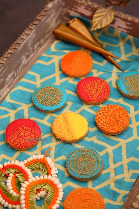 Photo of Mehendi or henna cookies