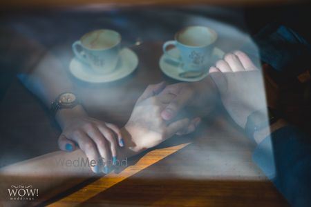 Photo of Coffee shop pre wedding shoot theme