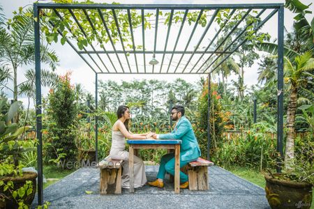 Photo of Outdoor date theme pre wedding shoot