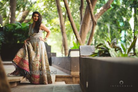 Photo of pastel lehenga