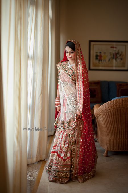 Photo of red lehenga