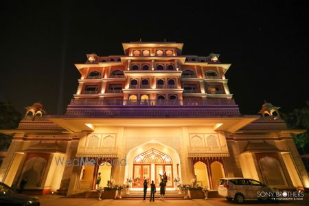 Photo of Royal wedding venue with a magnificent facade