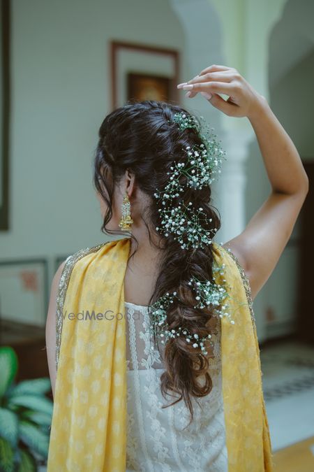 Photo of Princess hairstyle with babys breath