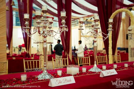 Photo of candelabras