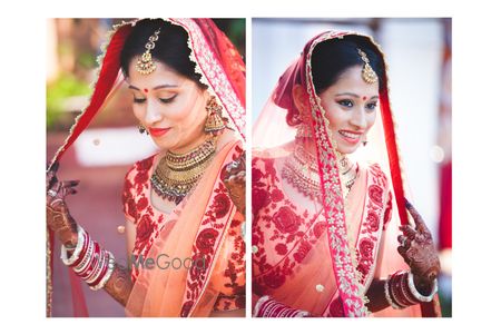 Photo of bridal portrait