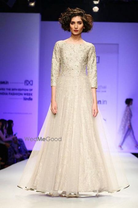 Photo of floor length gown