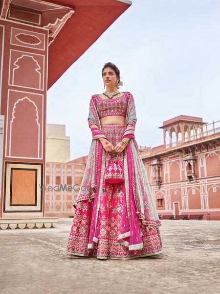 Photo of Pink bridal Anita Dongre lehenga