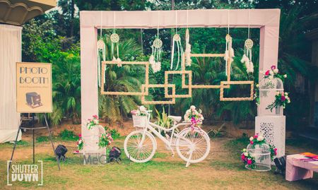 Photo of elegant photobooths