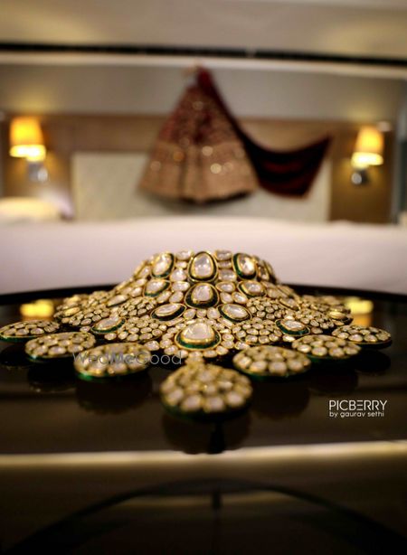 Photo of Heavy bridal polki jewelery