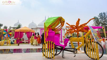 Photo of Bicycle props in Mehendi