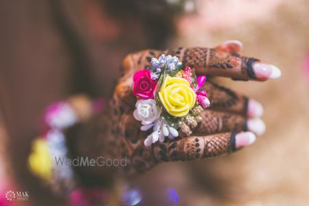 Photo of Floral jewellery ring for mehendi