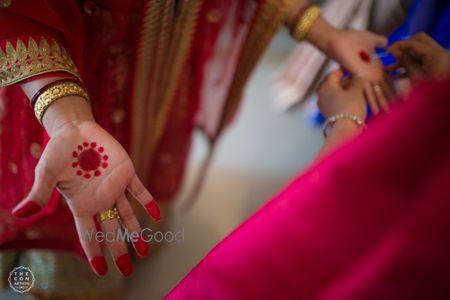 Photo of Red Alta on Hands Shot