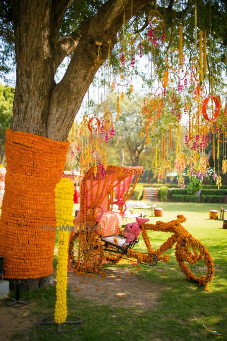 Photo of Genda Phool Rickshaw Props with Dream Catchers