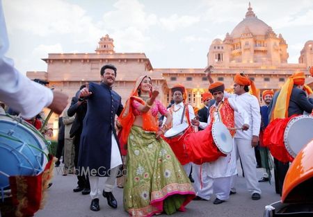 Photo of anil kapoor dancing at baraat