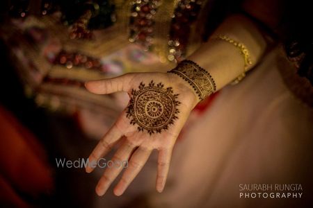 Photo of Bridal Hand Mehendi Designs - Circle Designs