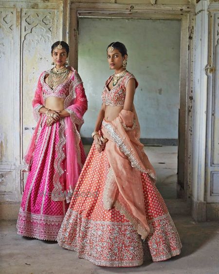 Orange Bridal Lehenga Photo bridal lehenga