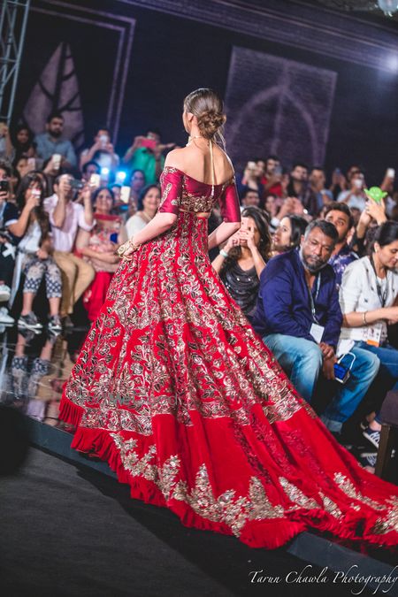 Photo of Manish Malhotra Bridal Lehenga worn by Deepika Padukone