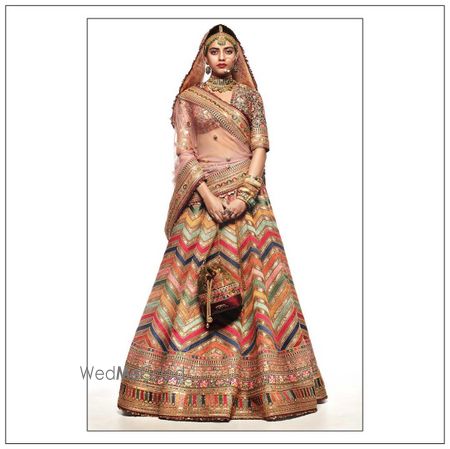 Photo of The Glamorous Bohemian Modern Bridal Lehenga.