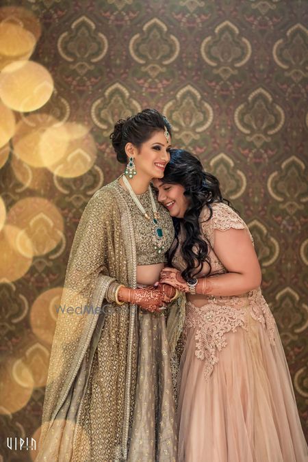 Photo of Grey engagement sabyasachi lehenga