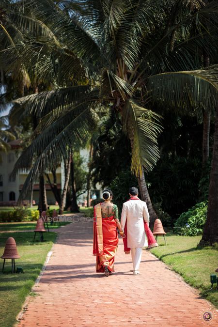 Photo of Wedding day south Indian couple