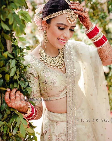 Photo of Gorgeous bridal portrait on wedding day