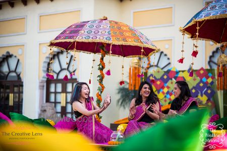 Photo of Vibrant mehendi decor